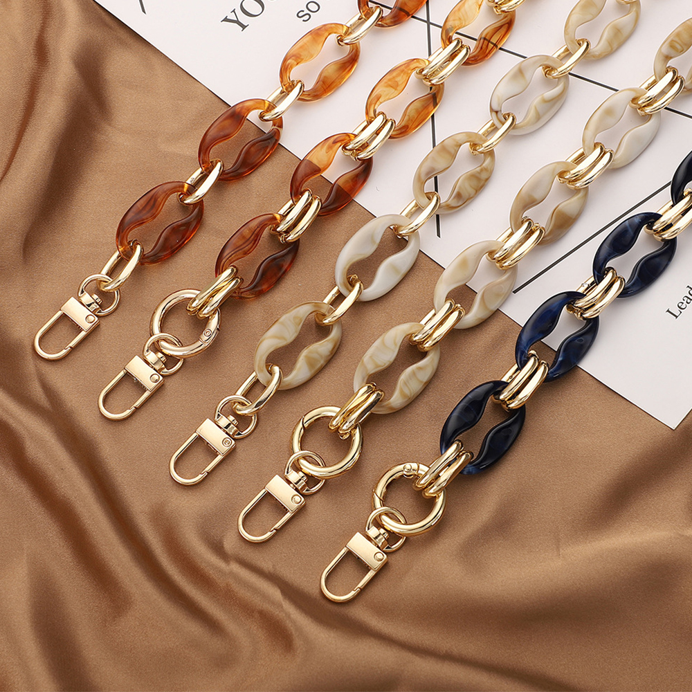 Tortoiseshell Bag Acrylic - Chunky Acrylic Purse Chain Strap Tortoiseshell