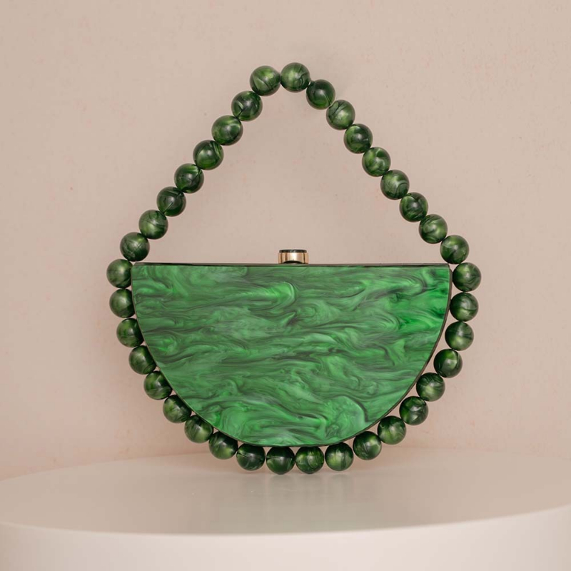 Tortoiseshell Bag Acrylic - New Pearlescent Retro Leopard Print Acrylic