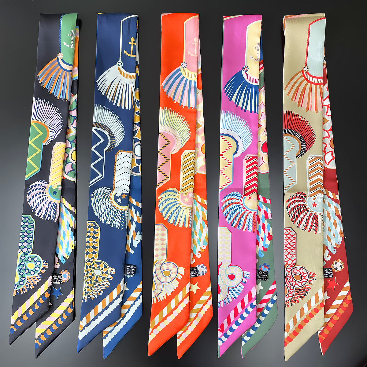 Women Bags Brands - Brand Design Twill 100% Silk Scarf