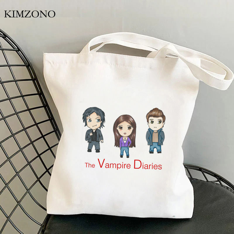 the Vampire Diaries shopping b - Women Bags Jute ulasan dan harga