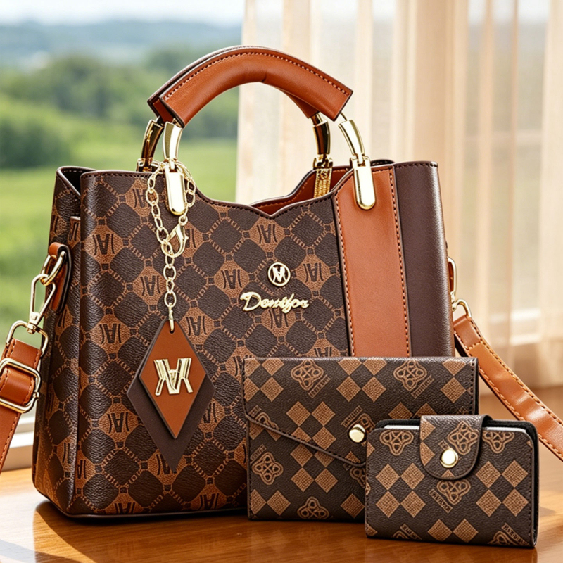 3-piece Women's Handbag Set wi - Women Bags Designer ulasan dan harga