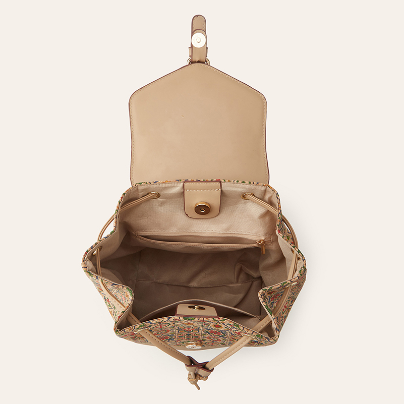 Backpack Bags Retro Cork Leath - Women Bags Medium Size ulasan dan harga