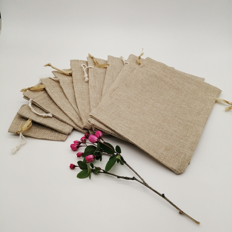 200pcs Premium Burlap Bag Gift - Women Bags Jute ulasan dan harga