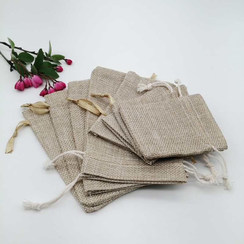 200pcs Premium Burlap Bag Gift - Women Bags Jute ulasan dan harga