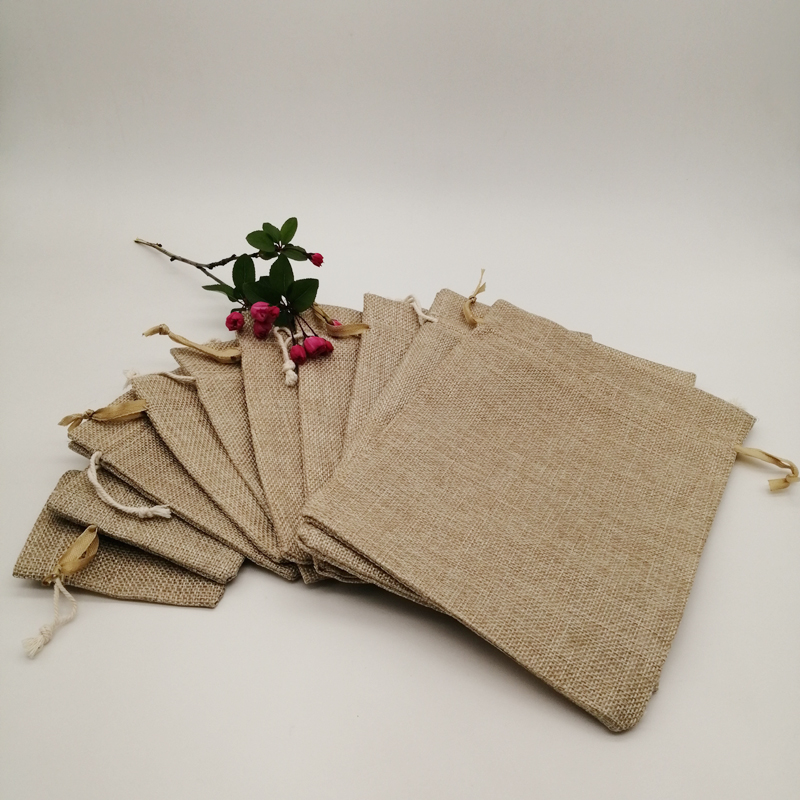 200pcs Premium Burlap Bag Gift - Women Bags Jute ulasan dan harga