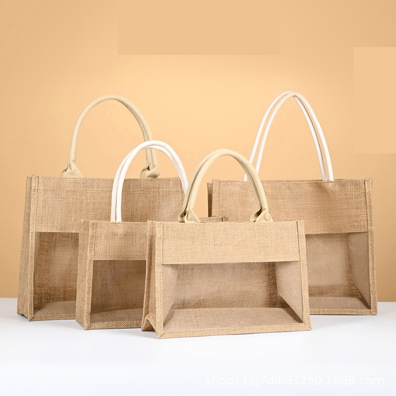 Large Capacity Tote Bag Women' - Women Bags Jute ulasan dan harga
