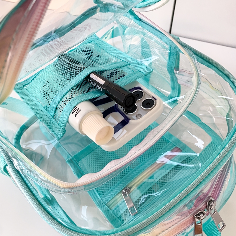 PVC Transparent Zipper Large C - Women Bags Medium Size ulasan dan harga