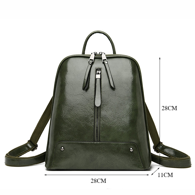 Women Leather Backpack Fashion - Women Bags Medium Size ulasan dan harga