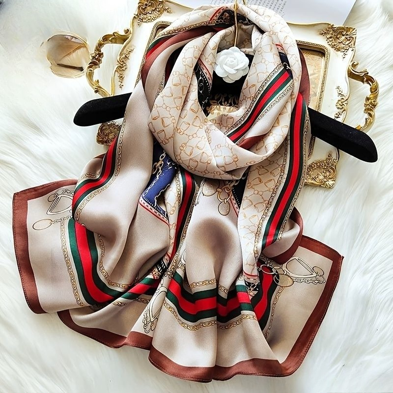 100% Mulberry Silk Long Scarf  - Women Bags Pack ulasan dan harga