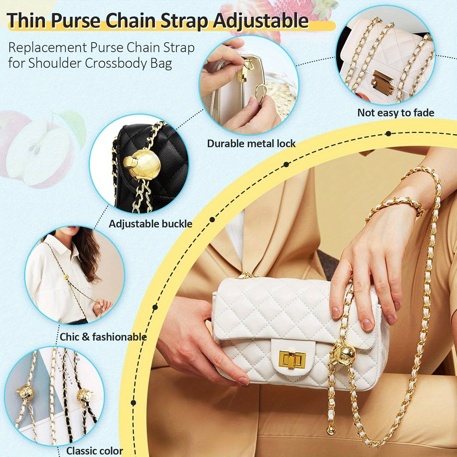 Adjustable Purse Chain Straps  - Women Bags Dior ulasan dan harga