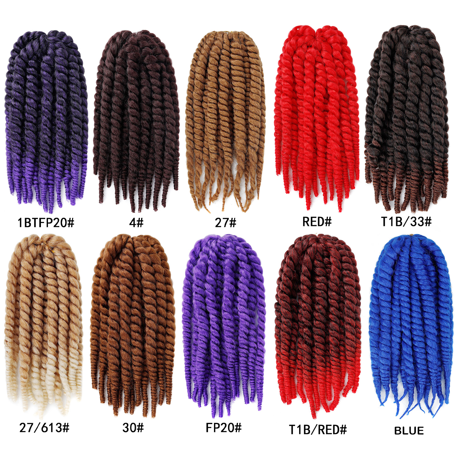 Braids Pre-Twisted Two Strand  - Women Bags Pack ulasan dan harga