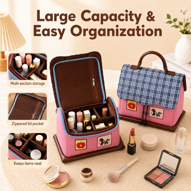 Cute Horse Makeup Bag Waterpro - Women Vanity Bags ulasan dan harga
