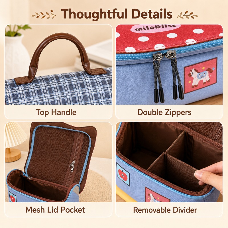 Cute Horse Makeup Bag Waterpro - Women Vanity Bags ulasan dan harga