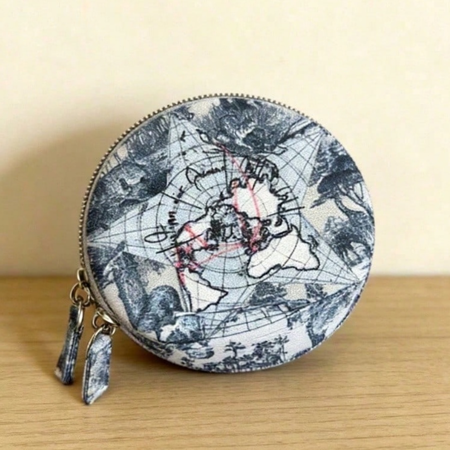 Dior Vintage Map Pattern Round - Women Bags Dior ulasan dan harga
