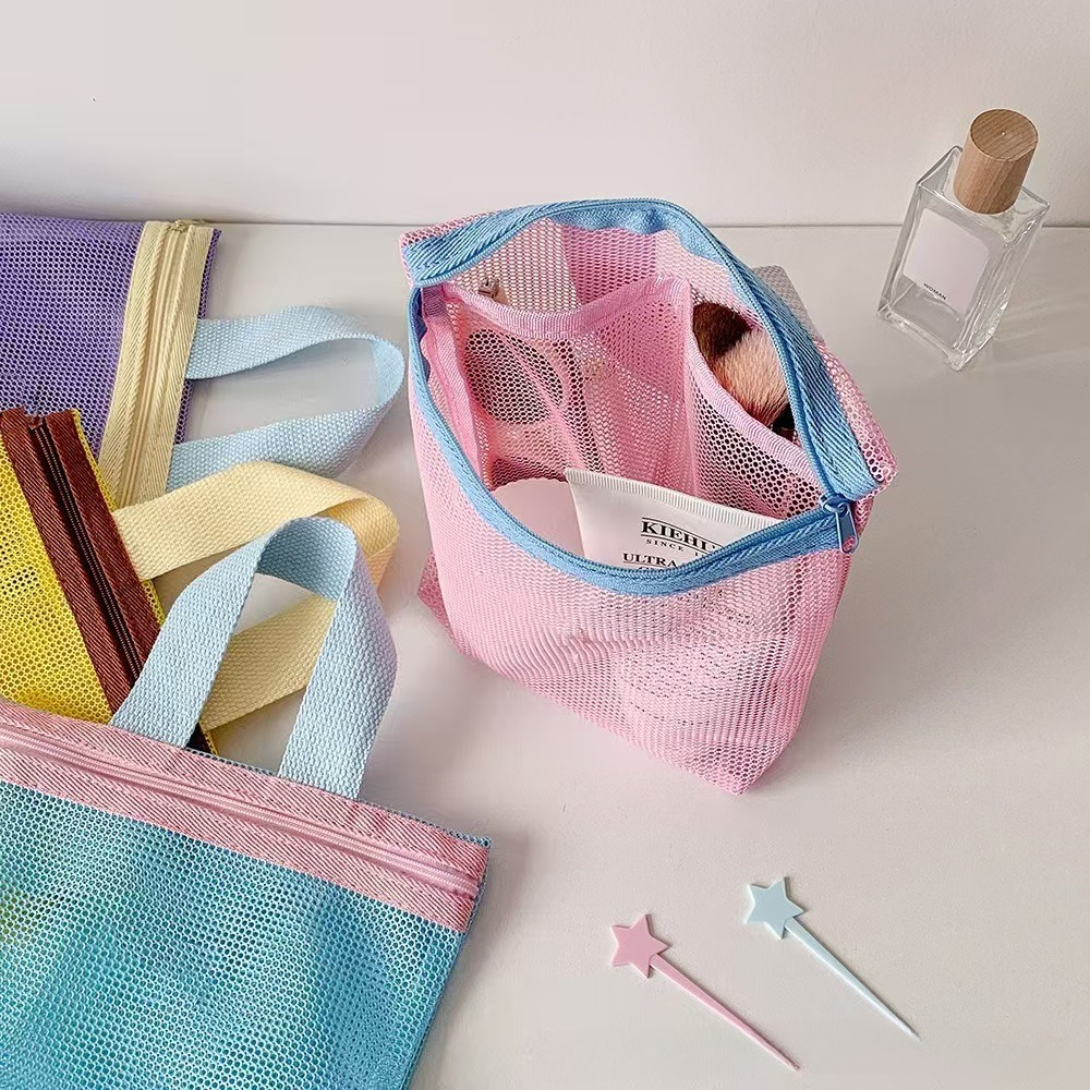 Macaron Color Makeup Organizer - Women Bags Pack ulasan dan harga