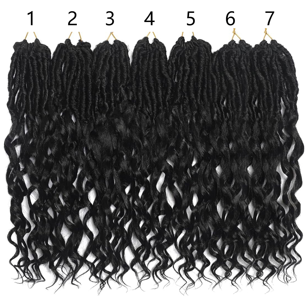 Deep Faux Locs Crochet Hair fo - Women Bags Pack ulasan dan harga