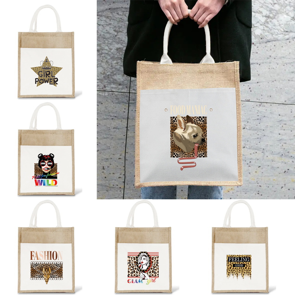 Portable Shopping Bag Environm - Women Bags Jute ulasan dan harga