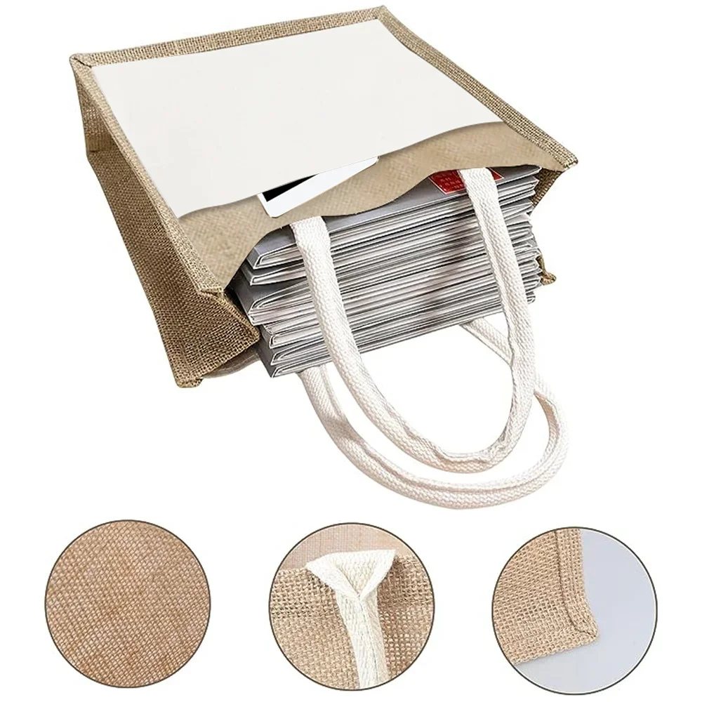 Portable Shopping Bag Environm - Women Bags Jute ulasan dan harga