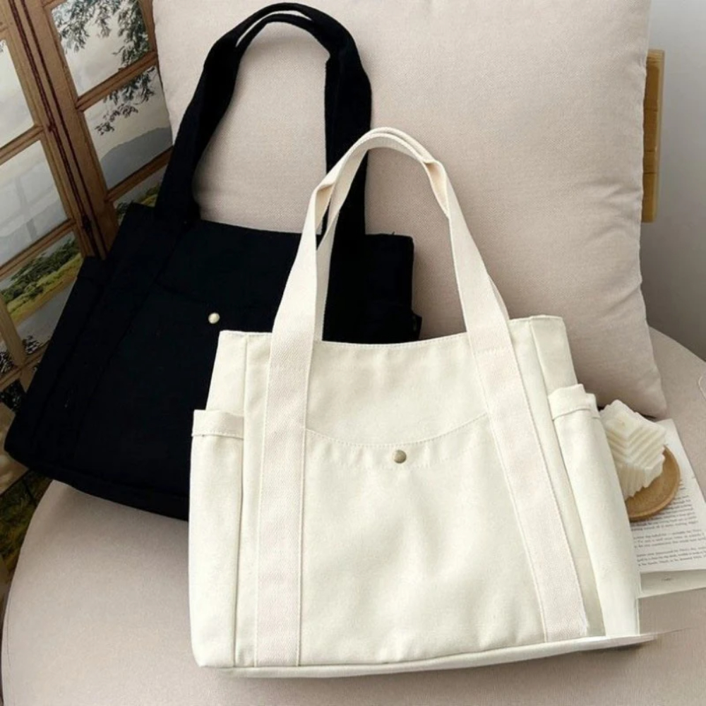 Large Capacity Canvas Tote Bag - Women Bags Sale ulasan dan harga