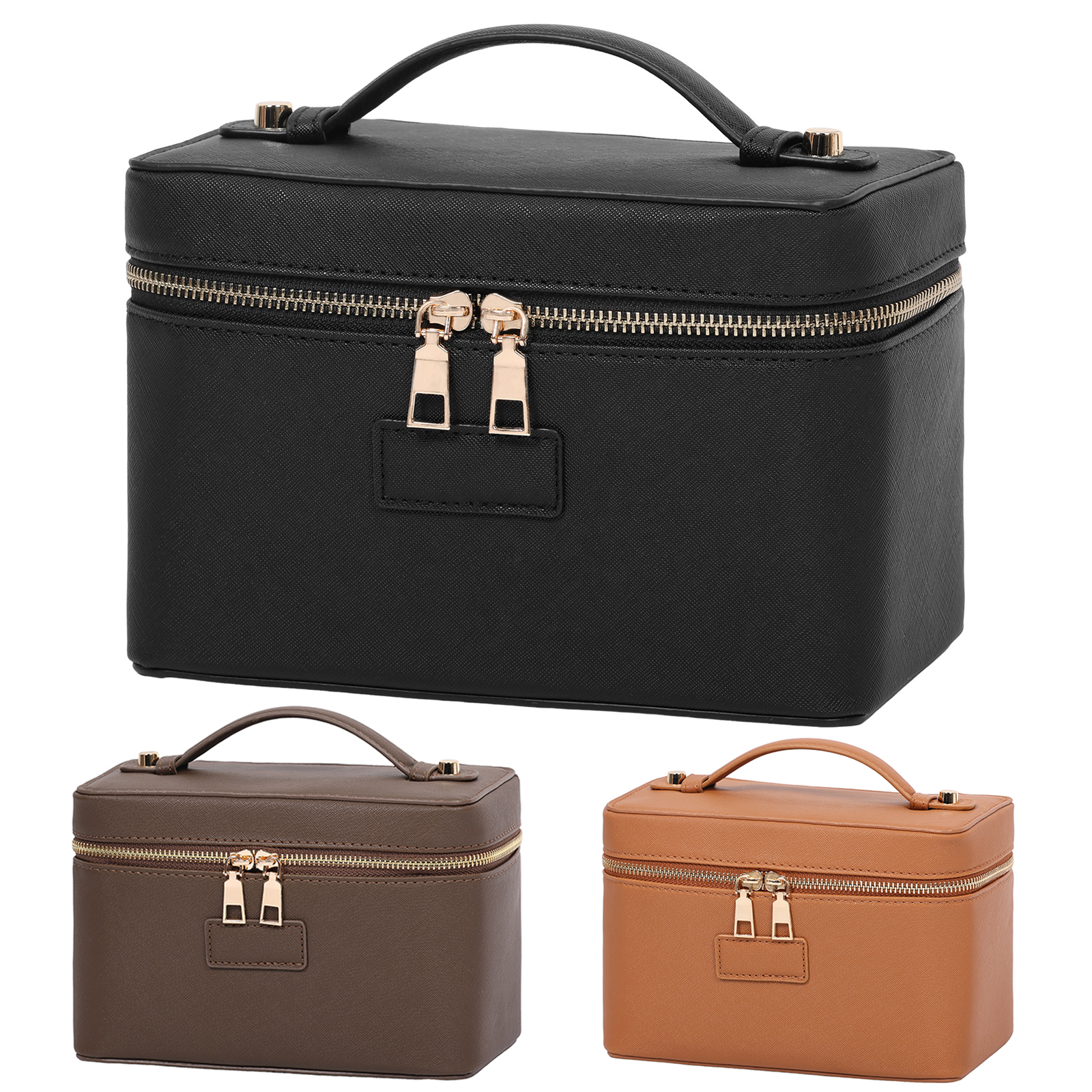 PU leather Cosmetic Bag Women  - Women Vanity Bags ulasan dan harga
