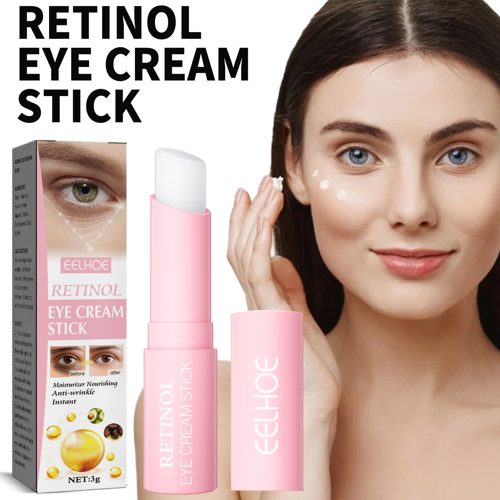 Retinol Eye Cream Stick Fade F - Women Bags Under Eyes ulasan dan harga