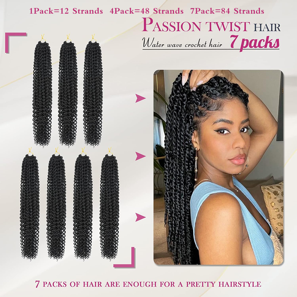 Passion Twist Crochet Hair 22I - Women Bags Pack ulasan dan harga
