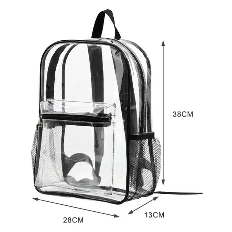 Transparent PVC Backpack Outdo - Women Bags Medium Size ulasan dan harga