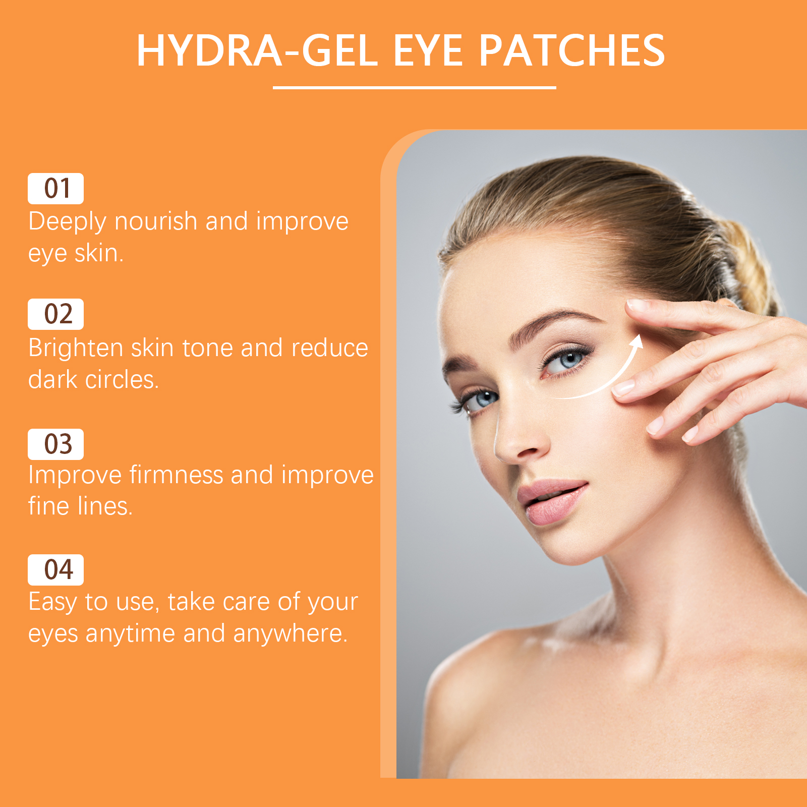 60Pcs Vitamin C Eye Patches Re - Women Bags Under Eyes ulasan dan harga
