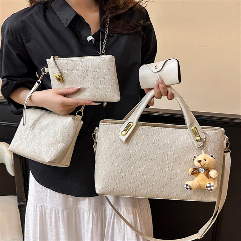 4pcs/Set Women's Luxury PU Lea - Women'S Bags Jacquemus ulasan dan harga