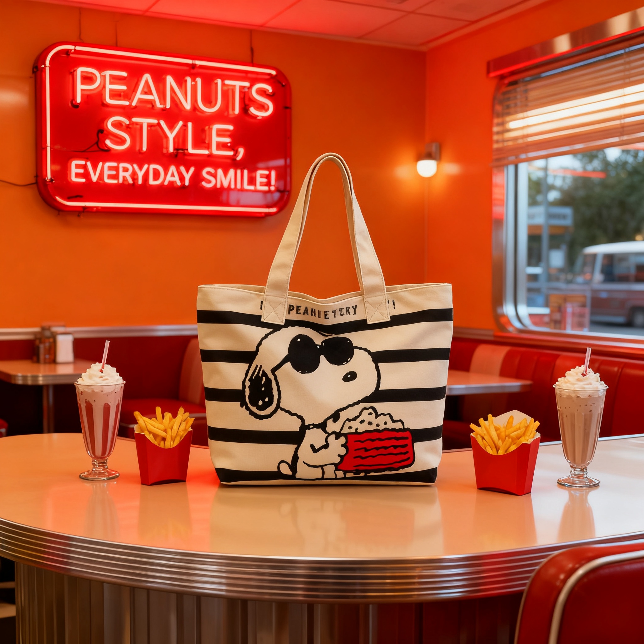 Snoopy Cartoon Large Capacity  - Women Bags Medium Size ulasan dan harga