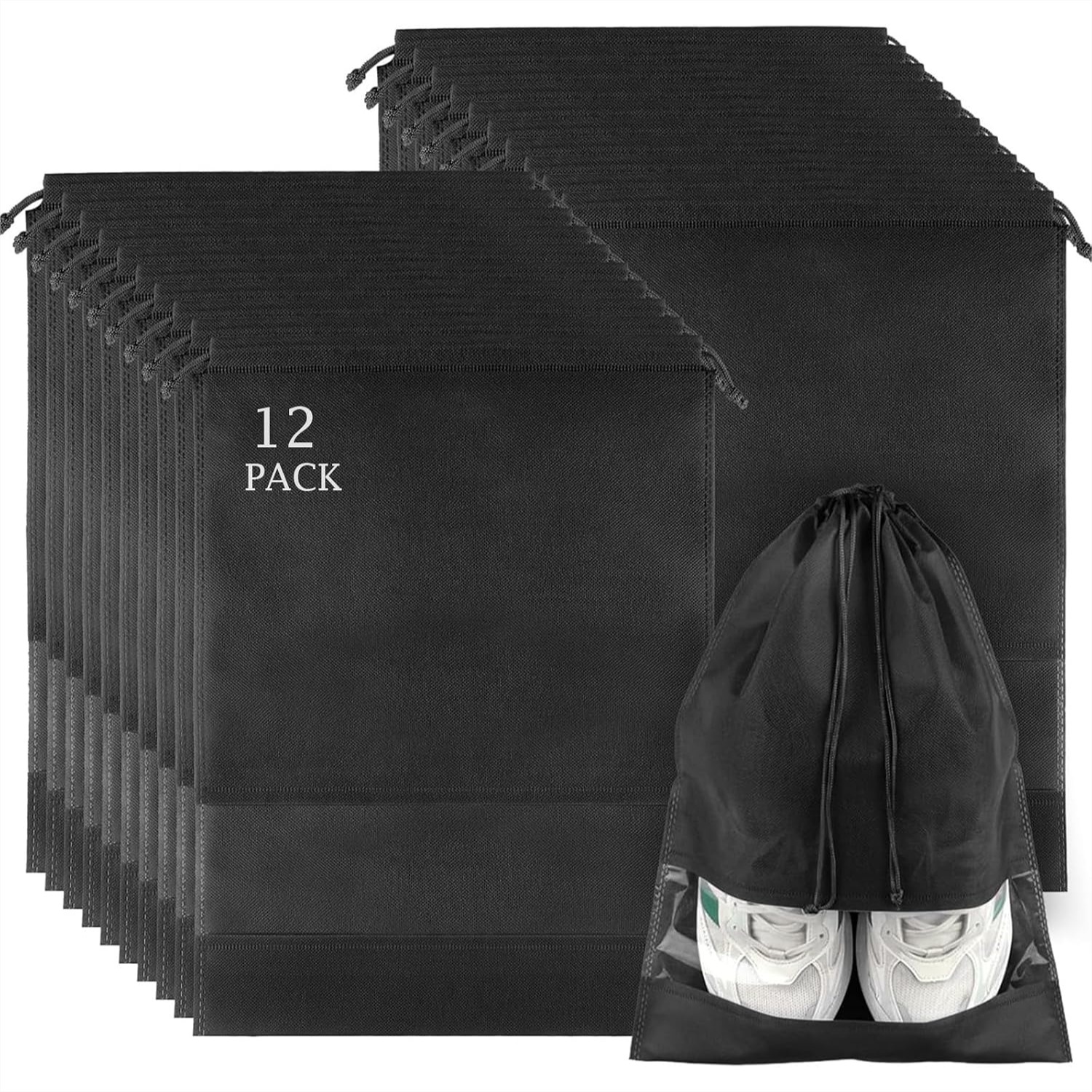 12 Pack Large Shoe Bags with C - Women Bags Pack ulasan dan harga