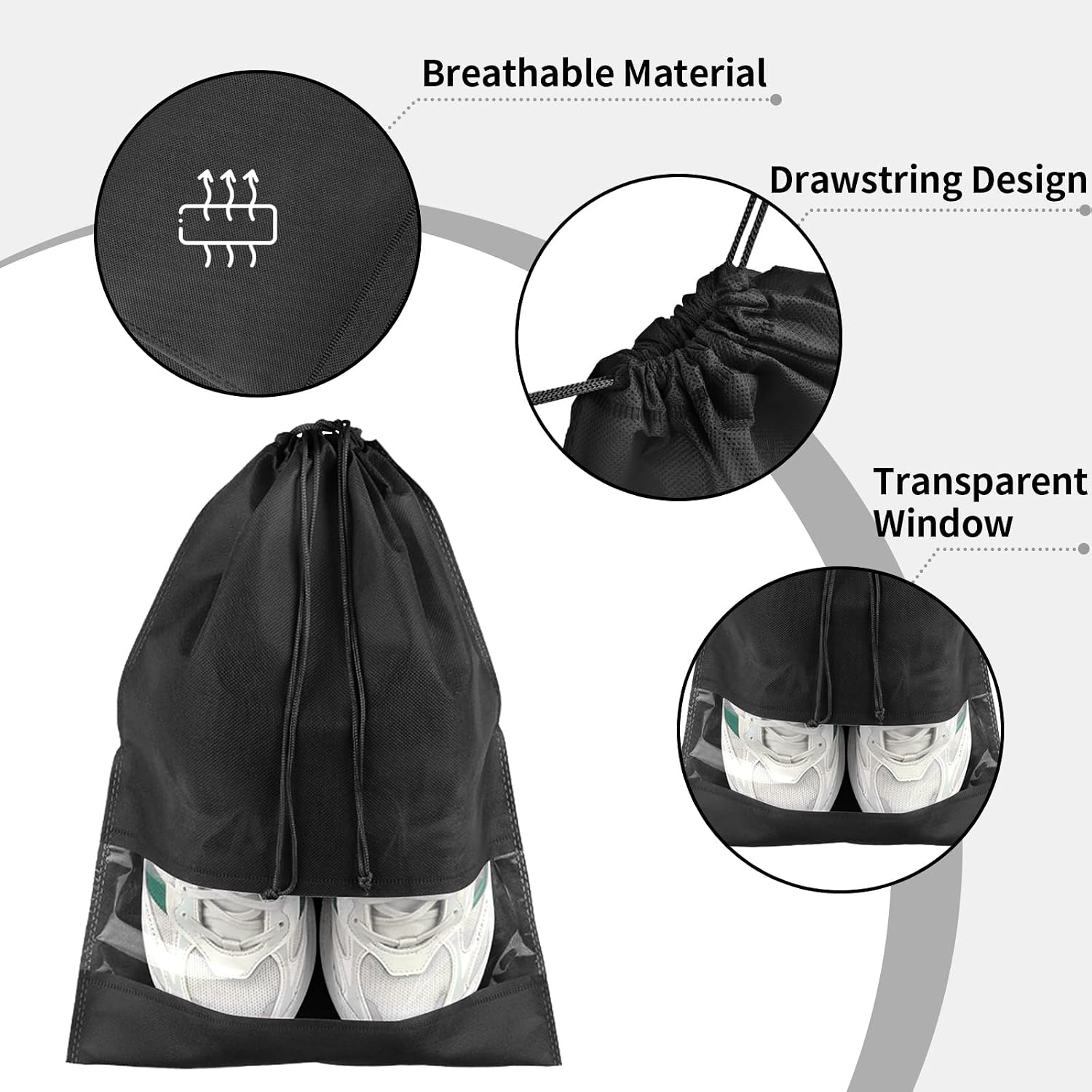 12 Pack Large Shoe Bags with C - Women Bags Pack ulasan dan harga