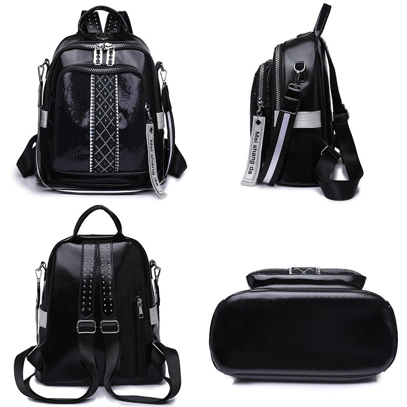 Large Capacity Leather Backpac - Women Bags Medium Size ulasan dan harga
