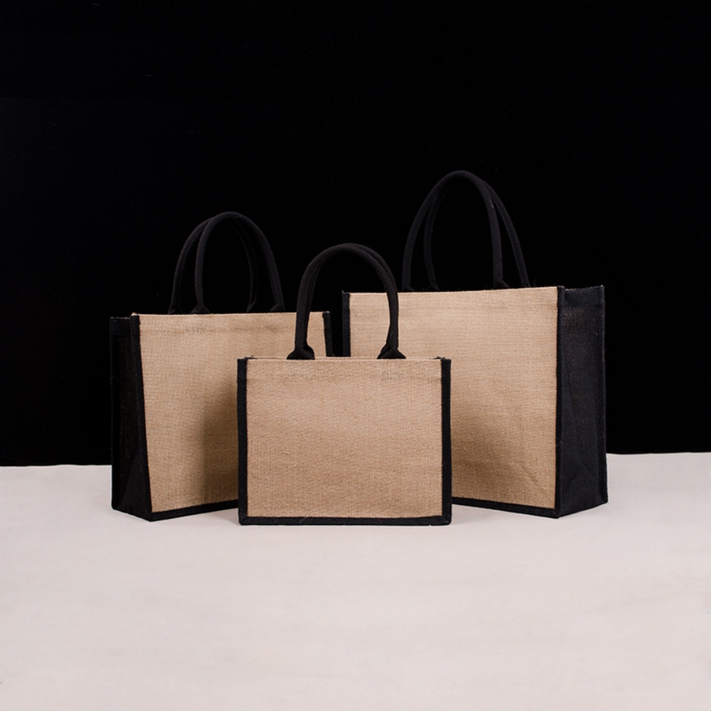 Burlap Jute Eco-friendly Shopp - Women Bags Jute ulasan dan harga