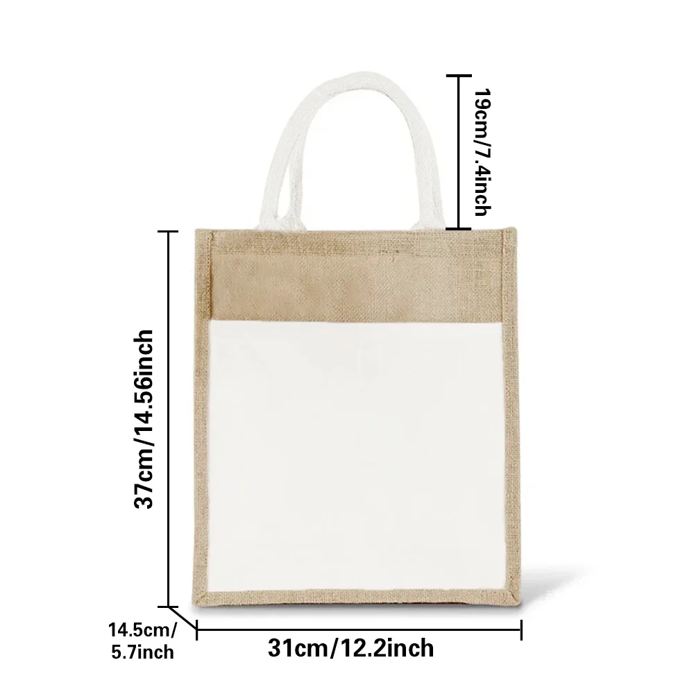 Minimalist Linen Bag Fashionab - Women Bags Jute ulasan dan harga