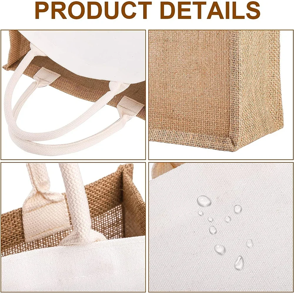 Minimalist Linen Bag Fashionab - Women Bags Jute ulasan dan harga