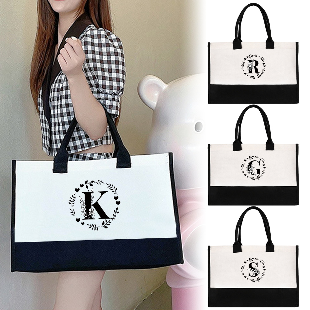 Portable Carry Bag Large Capac - Women Bags Jute ulasan dan harga