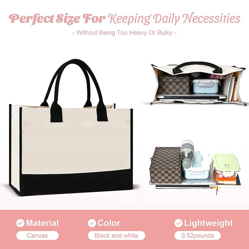 Portable Carry Bag Large Capac - Women Bags Jute ulasan dan harga
